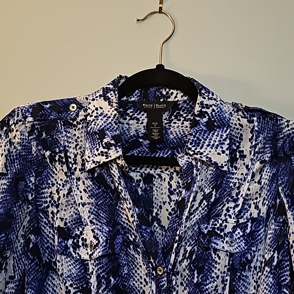 'White House/Black Market' Silk Blouse - Picture 2 of 4